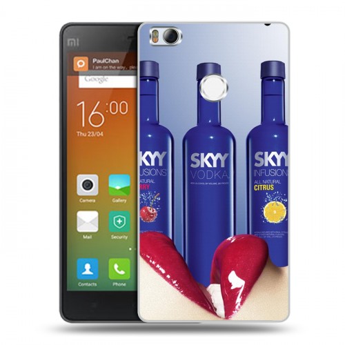 Дизайнерский пластиковый чехол для Xiaomi Mi4S Skyy Vodka