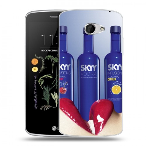 Дизайнерский силиконовый чехол для LG K5 Skyy Vodka