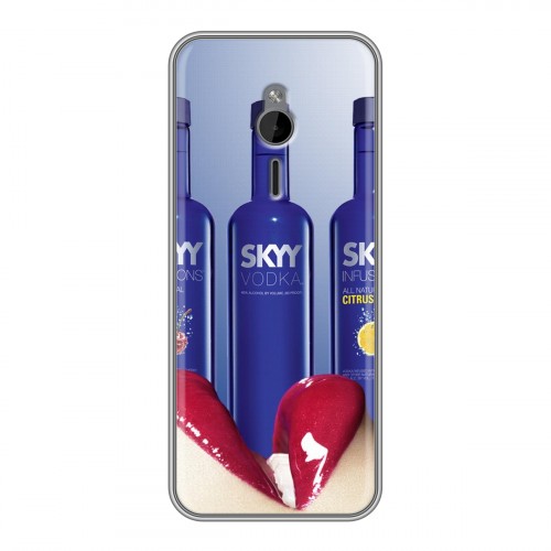 Дизайнерский силиконовый чехол для Nokia 230 Skyy Vodka