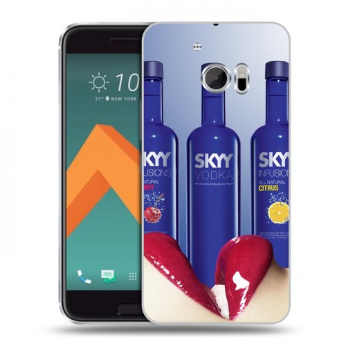 Дизайнерский пластиковый чехол для HTC 10 Skyy Vodka