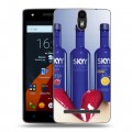 Дизайнерский силиконовый чехол для Wileyfox Storm Skyy Vodka