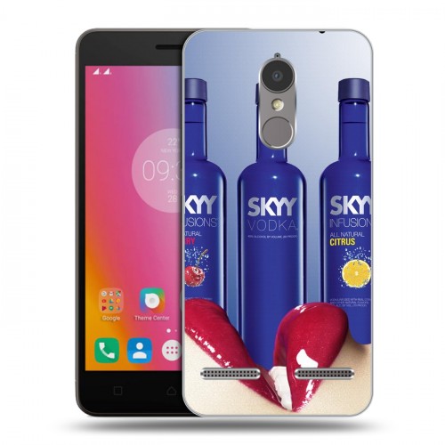 Дизайнерский силиконовый чехол для Lenovo K6 Skyy Vodka