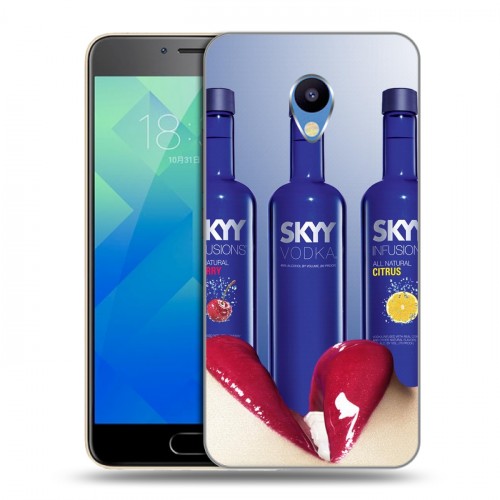 Дизайнерский силиконовый чехол для Meizu M5 Skyy Vodka