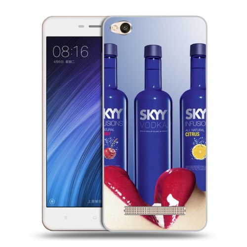 Дизайнерский силиконовый чехол для Xiaomi RedMi 4A Skyy Vodka