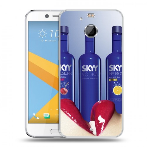 Дизайнерский пластиковый чехол для HTC 10 evo Skyy Vodka