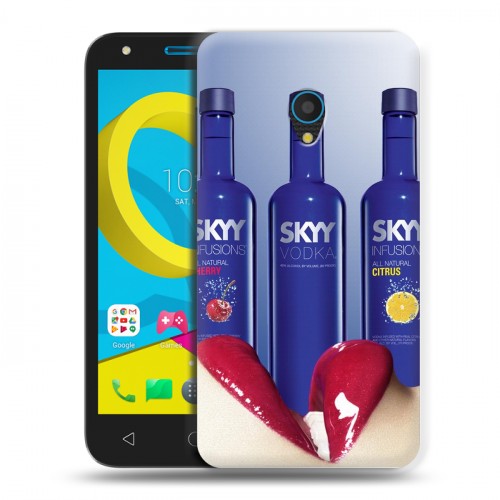 Дизайнерский пластиковый чехол для Alcatel U5 Skyy Vodka