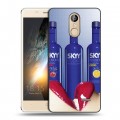 Дизайнерский силиконовый чехол для BQ Bond Skyy Vodka