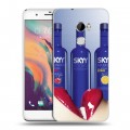 Дизайнерский пластиковый чехол для HTC One X10 Skyy Vodka