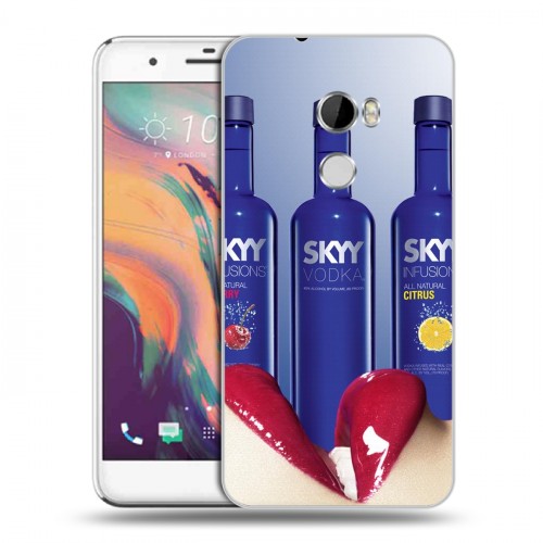 Дизайнерский пластиковый чехол для HTC One X10 Skyy Vodka