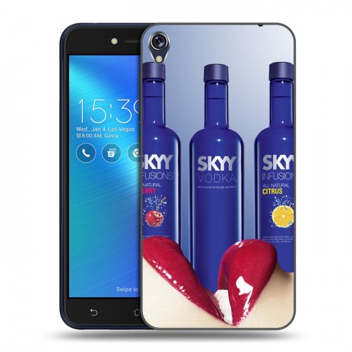 Дизайнерский силиконовый чехол для Asus ZenFone Live Skyy Vodka