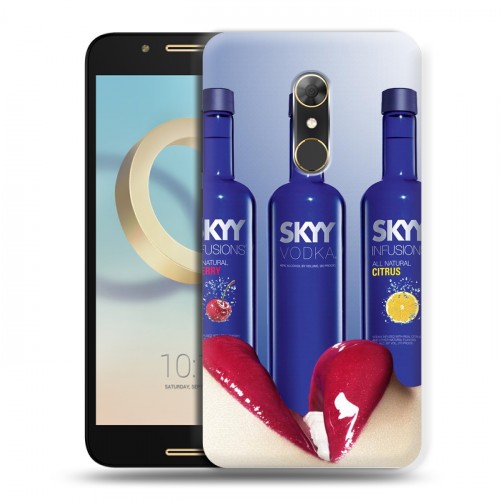 Дизайнерский силиконовый чехол для Alcatel A7 Skyy Vodka