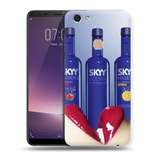 Дизайнерский пластиковый чехол для Vivo V7 Skyy Vodka