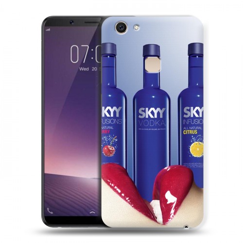 Дизайнерский пластиковый чехол для Vivo V7 Plus Skyy Vodka