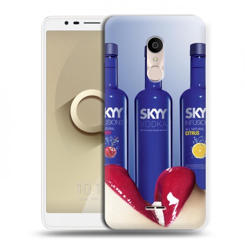 Дизайнерский силиконовый чехол для Alcatel 3C Skyy Vodka