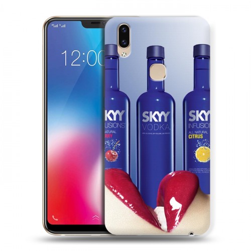 Дизайнерский пластиковый чехол для Vivo V9 Skyy Vodka