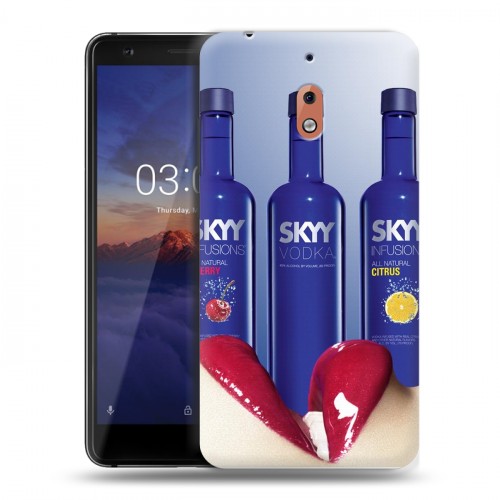 Дизайнерский пластиковый чехол для Nokia 2.1 Skyy Vodka