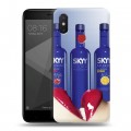 Дизайнерский пластиковый чехол для Xiaomi Mi8 SE Skyy Vodka