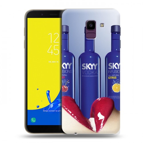 Дизайнерский пластиковый чехол для Samsung Galaxy J6 Skyy Vodka