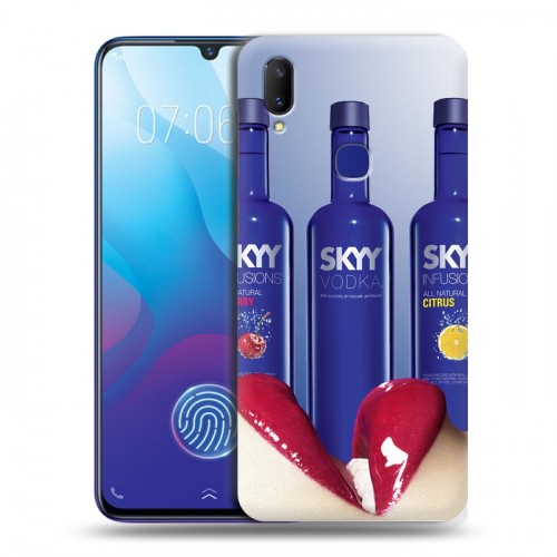 Дизайнерский пластиковый чехол для Vivo V11i Skyy Vodka