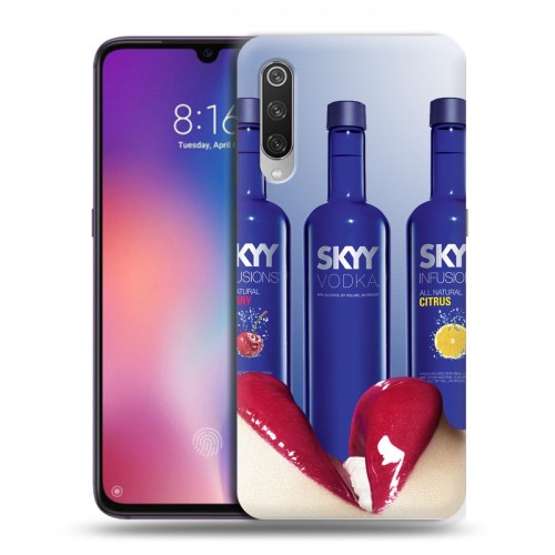 Дизайнерский силиконовый с усиленными углами чехол для Xiaomi Mi9 Skyy Vodka