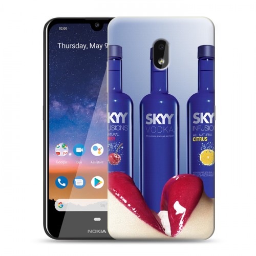 Дизайнерский пластиковый чехол для Nokia 2.2 Skyy Vodka