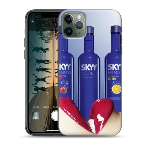 Дизайнерский пластиковый чехол для Iphone 11 Pro Skyy Vodka