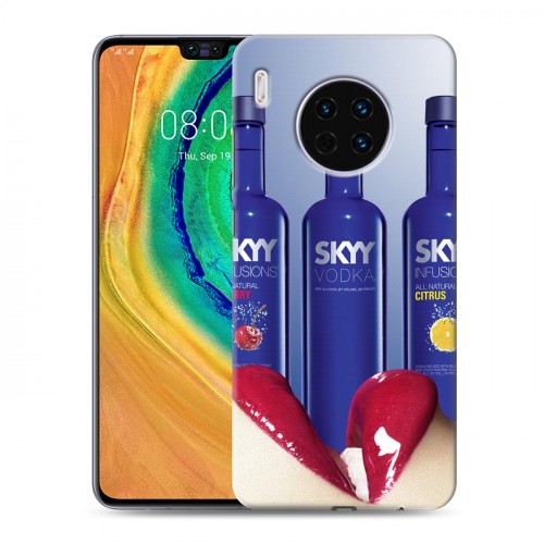 Дизайнерский пластиковый чехол для Huawei Mate 30 Skyy Vodka