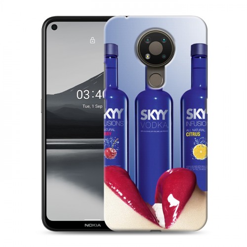 Дизайнерский силиконовый чехол для Nokia 3.4 Skyy Vodka