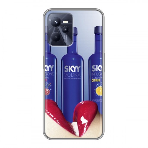 Дизайнерский силиконовый чехол для Realme C35 Skyy Vodka