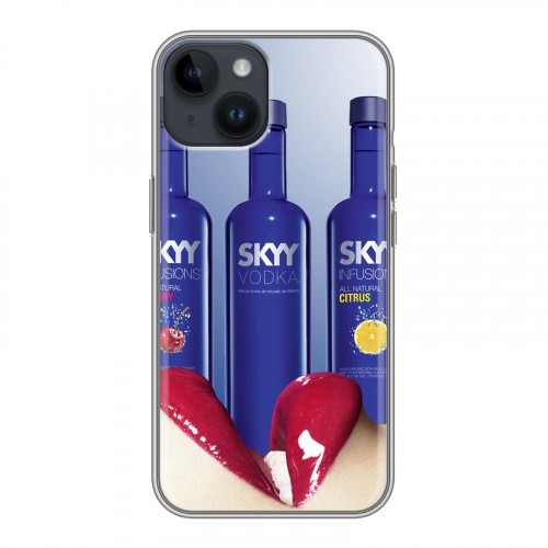 Дизайнерский пластиковый чехол для Iphone 14 Skyy Vodka