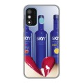 Дизайнерский силиконовый чехол для Itel A27 Skyy Vodka