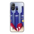 Дизайнерский силиконовый чехол для Itel A49 Skyy Vodka