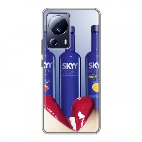 Дизайнерский силиконовый чехол для Xiaomi 13 Lite Skyy Vodka