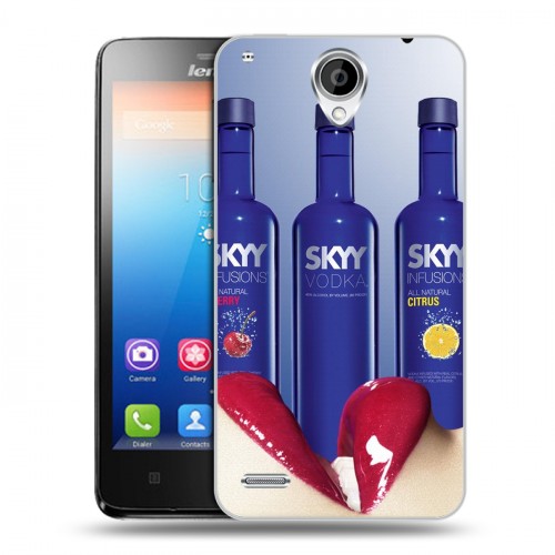 Дизайнерский пластиковый чехол для Lenovo S890 Skyy Vodka