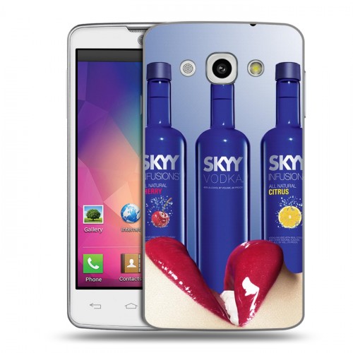 Дизайнерский пластиковый чехол для LG L60 Skyy Vodka