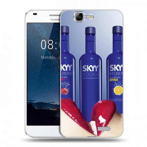 Дизайнерский пластиковый чехол для Huawei Ascend G7 Skyy Vodka