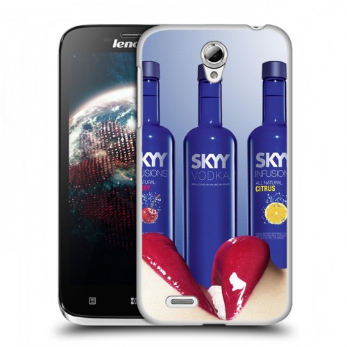 Дизайнерский пластиковый чехол для Lenovo A859 Ideaphone Skyy Vodka