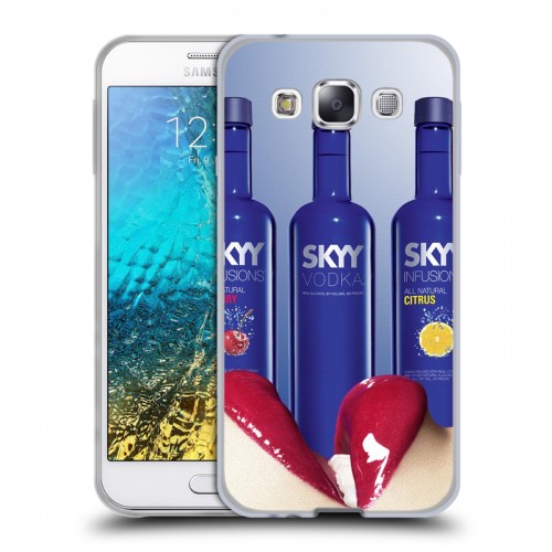 Дизайнерский пластиковый чехол для Samsung Galaxy E5 Skyy Vodka