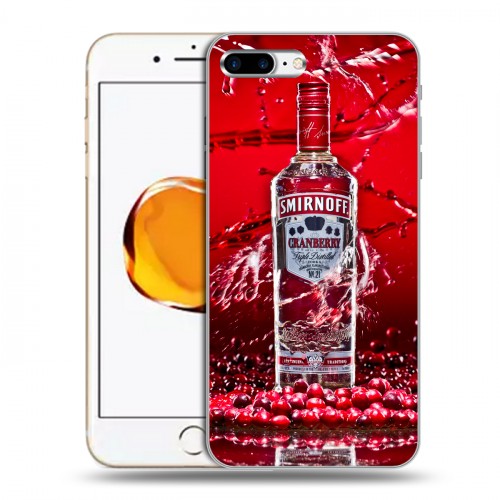 Дизайнерский пластиковый чехол для Iphone 7 Plus / 8 Plus Smirnoff