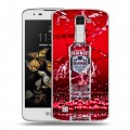 Дизайнерский пластиковый чехол для LG K8 Smirnoff