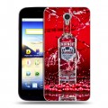 Дизайнерский пластиковый чехол для ZTE Blade A510 Smirnoff