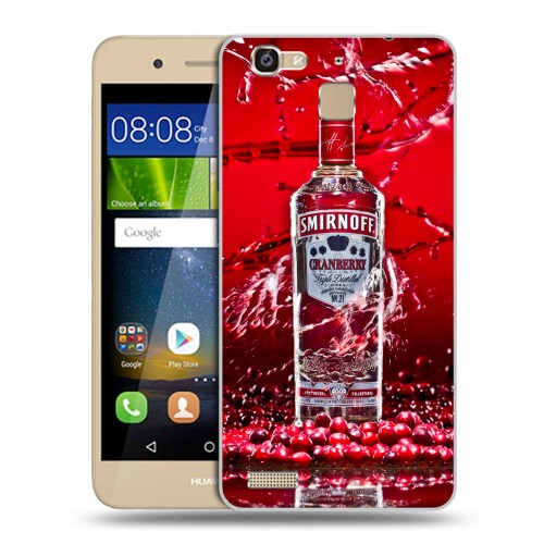 Дизайнерский пластиковый чехол для Huawei GR3 Smirnoff