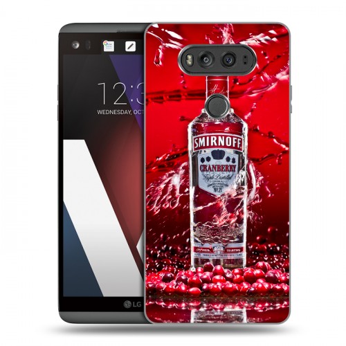 Дизайнерский пластиковый чехол для LG V20 Smirnoff