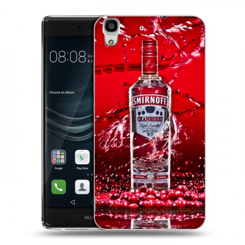 Дизайнерский пластиковый чехол для Huawei Y6II Smirnoff