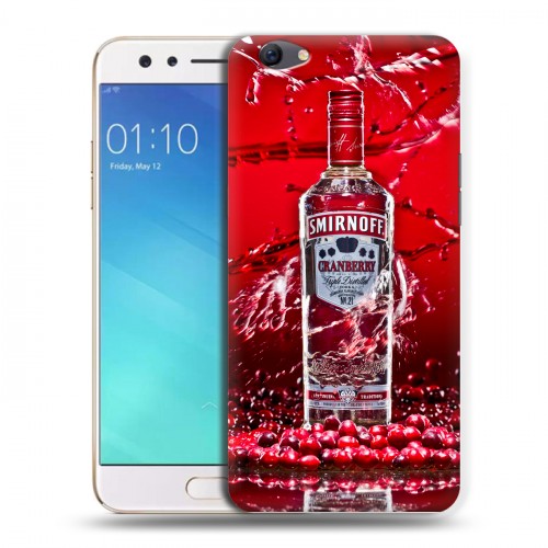 Дизайнерский пластиковый чехол для OPPO F3 Smirnoff