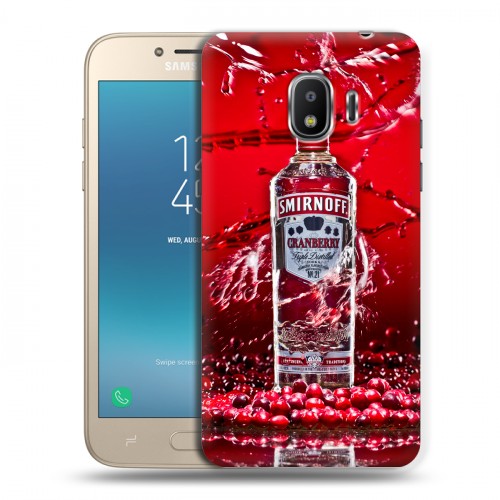 Дизайнерский пластиковый чехол для Samsung Galaxy J2 (2018) Smirnoff