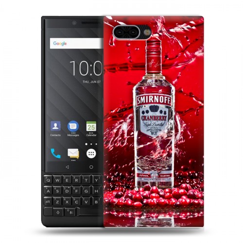 Дизайнерский пластиковый чехол для BlackBerry KEY2 Smirnoff