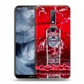 Дизайнерский пластиковый чехол для Nokia 6.1 Plus Smirnoff