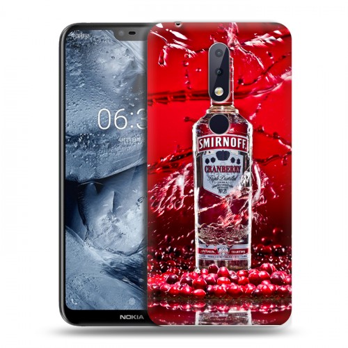 Дизайнерский пластиковый чехол для Nokia 6.1 Plus Smirnoff