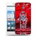 Дизайнерский пластиковый чехол для Huawei Ascend D2 Smirnoff